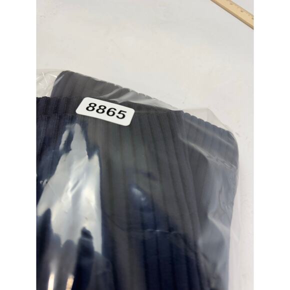 Nicholas Nixie Plaited Midi Skirt XS Ink Black Ribbed Knit High Waist Slit New - Picture 11 of 13